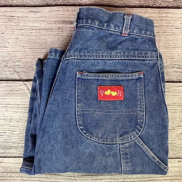 Vintage 1990s Winnie the Pooh Disney Cartoon Denim Jeans - Picture 2 of 10